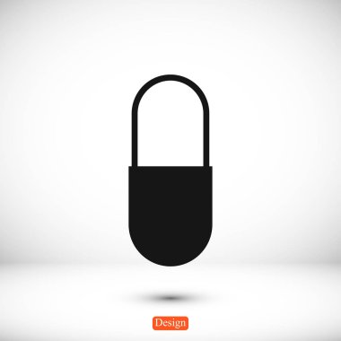 tıbbi kapsül simgesi