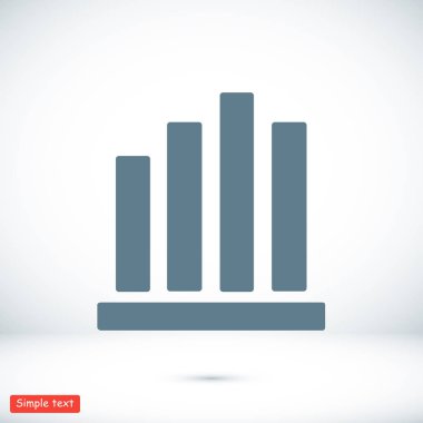 Grafik düz stil simgesi
