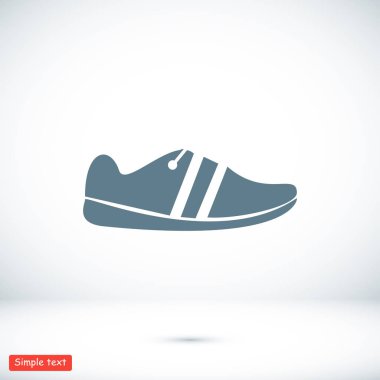 Sportif ayakkabı simgesi