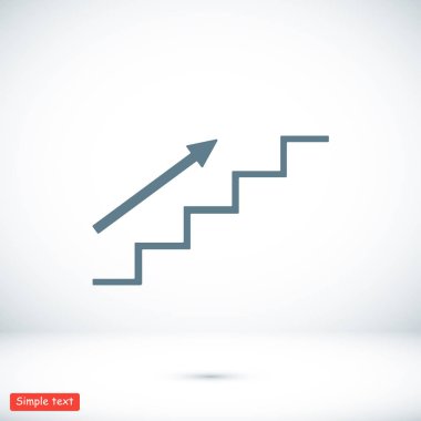 merdiven ve ok simgesi