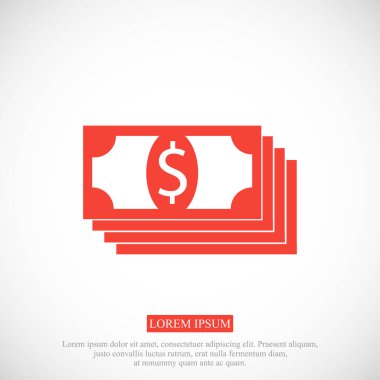 Doları banknot simgesi