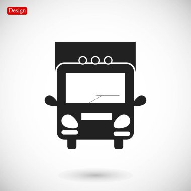 Kamyon Düz Simgesi