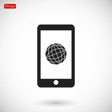 Modern smartphone simgesi