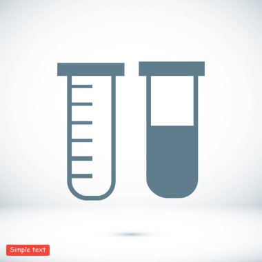 test tüpleri simgesi