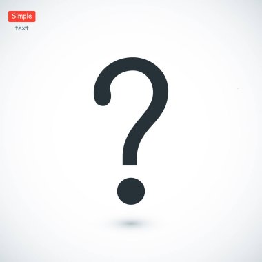 Soru işareti simgesi simgesi