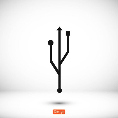 USB bağlantı simgesi