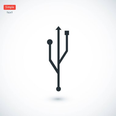 USB bağlantı simgesi