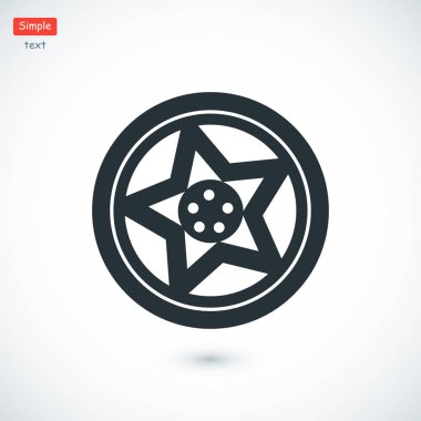 Tekerlek diskleri simgesi