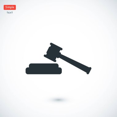  Yargıç simgesinin çekiç