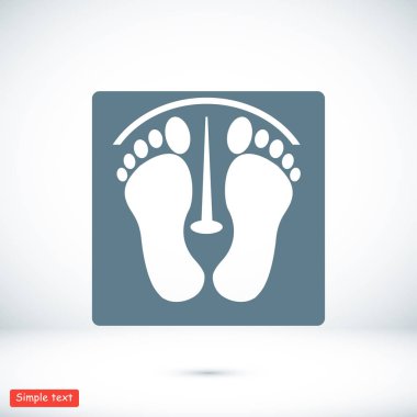 ayak ağırlıkları simgesini