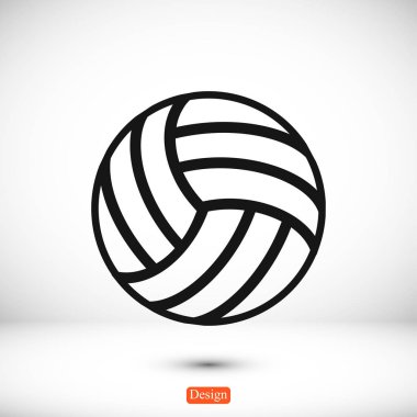 Voleybol topu simgesini 