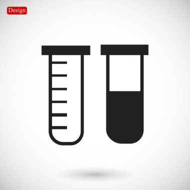 test tüpleri simgesi