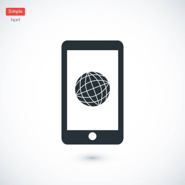 Modern smartphone simgesi