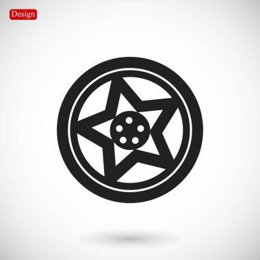 Tekerlek diskleri simgesi