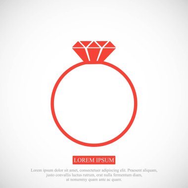 Nişan yüzüğü simgesi