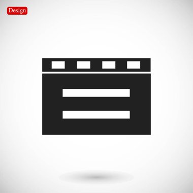 sinema clapper simgesi