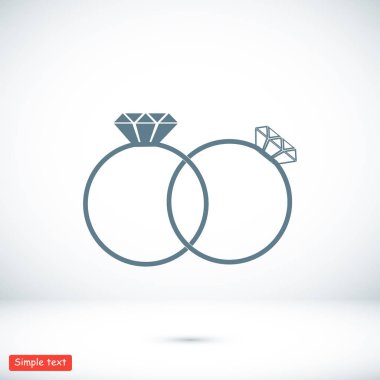İki yüzük simgesi