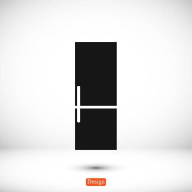 Buzdolabı düz simgesi