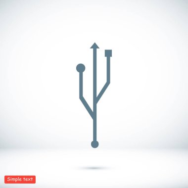 USB bağlantı simgesi