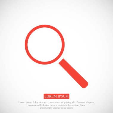 Büyütme cam simgesi