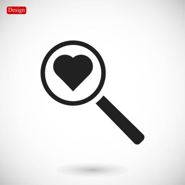 kalp arama simgesi