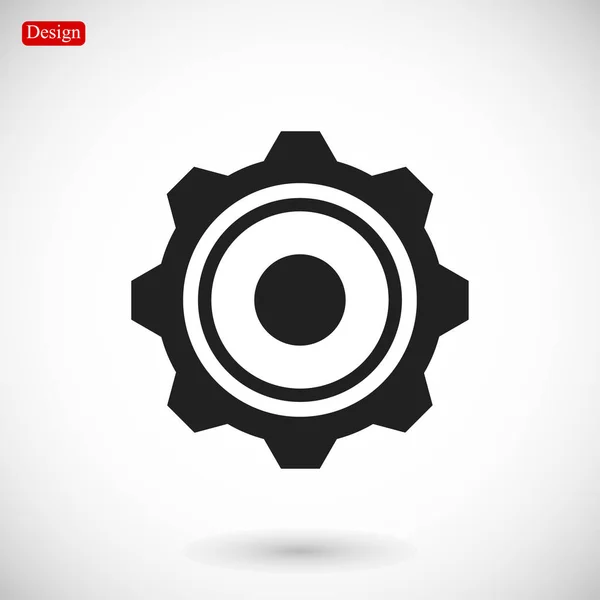 Значок шестерні колесо — стоковий вектор