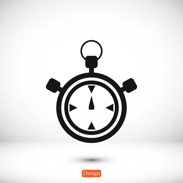Chronomètre Simple Icône — Image vectorielle