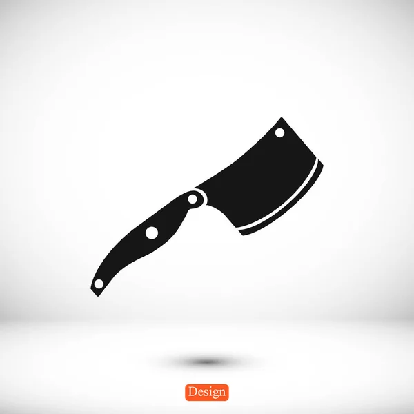 Knife flat style icon — Stock Vector