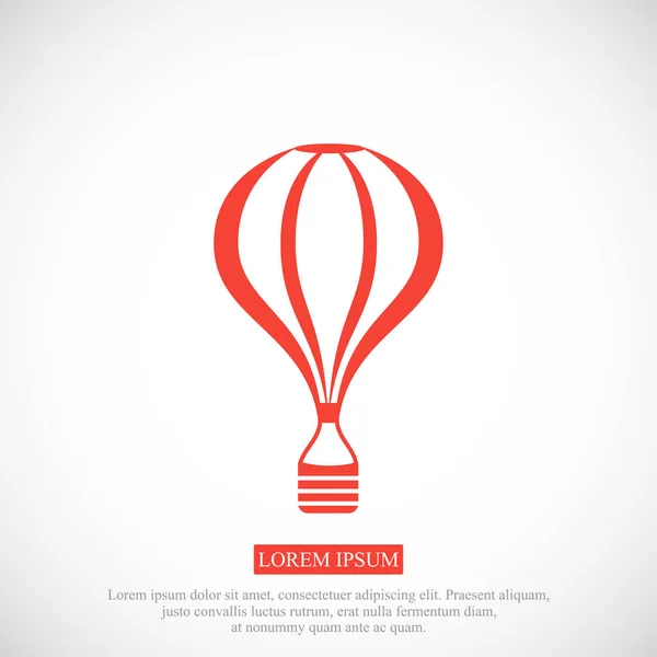 Luftballon-Symbol — Stockvektor