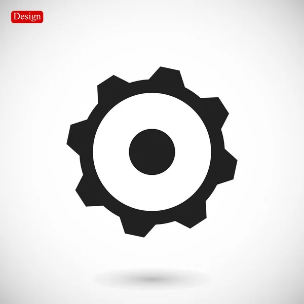 Icono de rueda de engranaje — Vector de stock