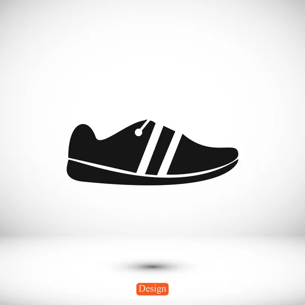 Sportive shoe icon — Stock Vector