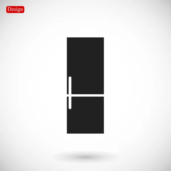 Buzdolabı düz simgesi — Stok Vektör