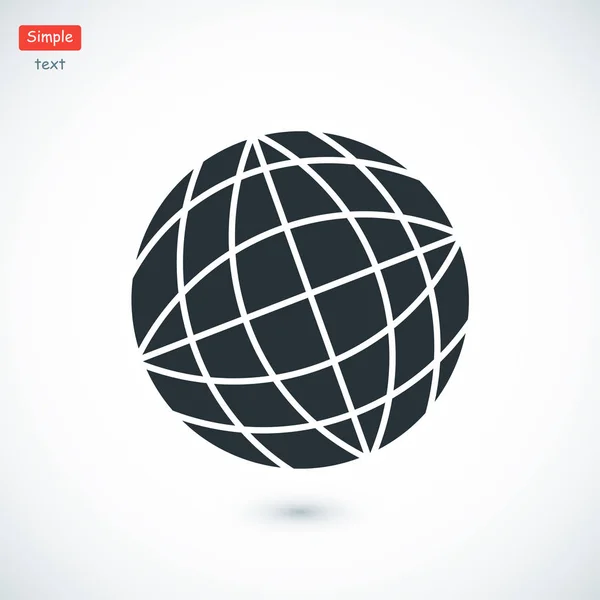 Föld Globe ikon — Stock Vector