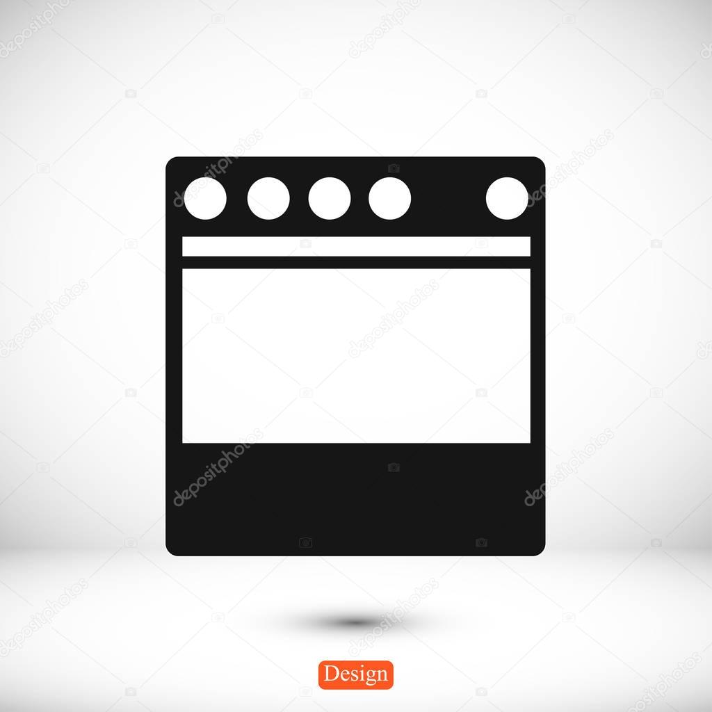 kitchen stove icon