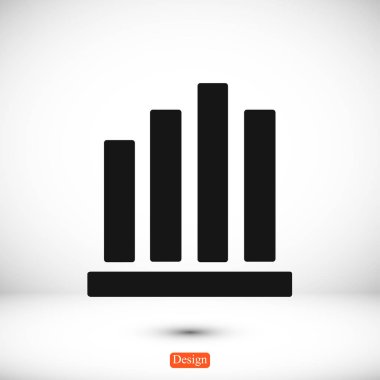 Grafik düz stil simgesi