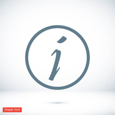 bilgi işareti simgesi