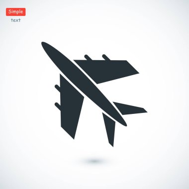 uçak işareti simgesi