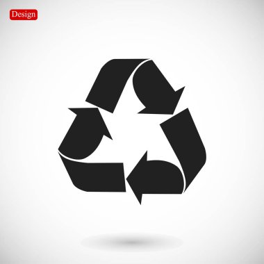 geri dönüşüm işareti simgesi 