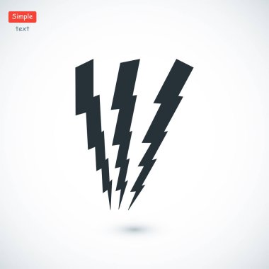 yıldırım cıvata simgesi