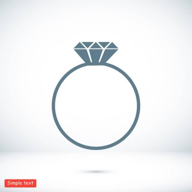 Nişan yüzüğü simgesi