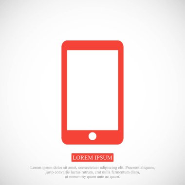 Smartphone basit simgesi 