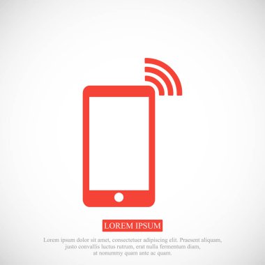 akıllı telefon zil simgesini