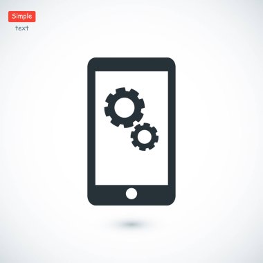 Gears'ı simgesi ile Smartphone