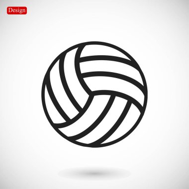 Voleybol topu simgesini 