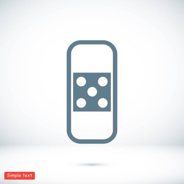 yama düz stil ikonu