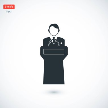  Hoparlör standlar podyum arkasında