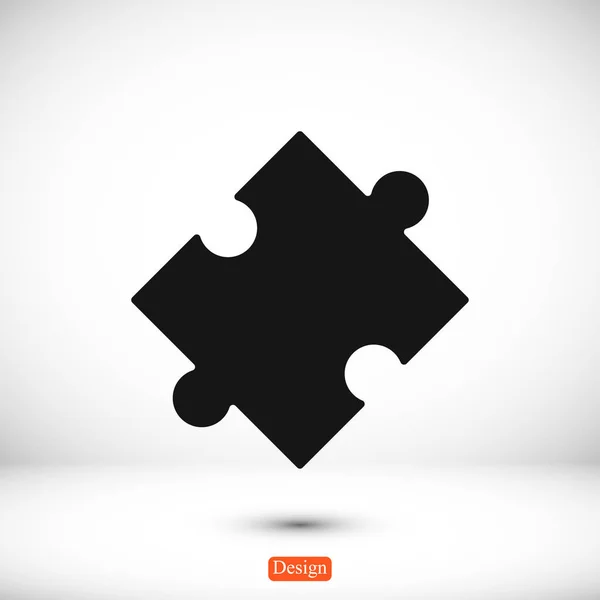 Puzzle piece icon — Stock Vector