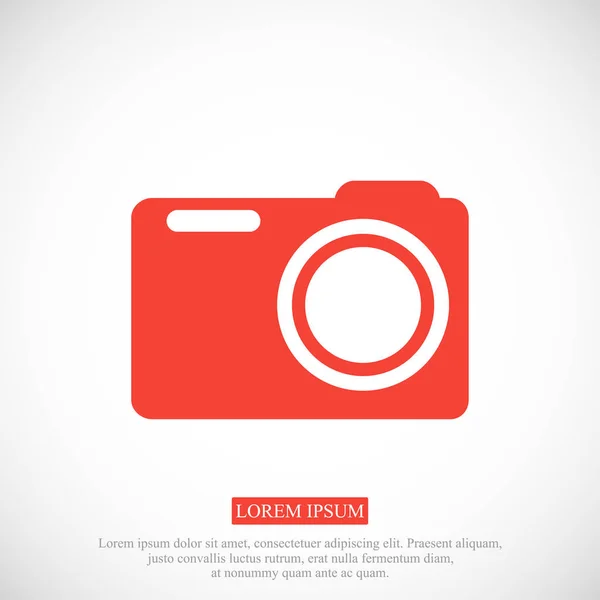 Icône appareil photo — Image vectorielle