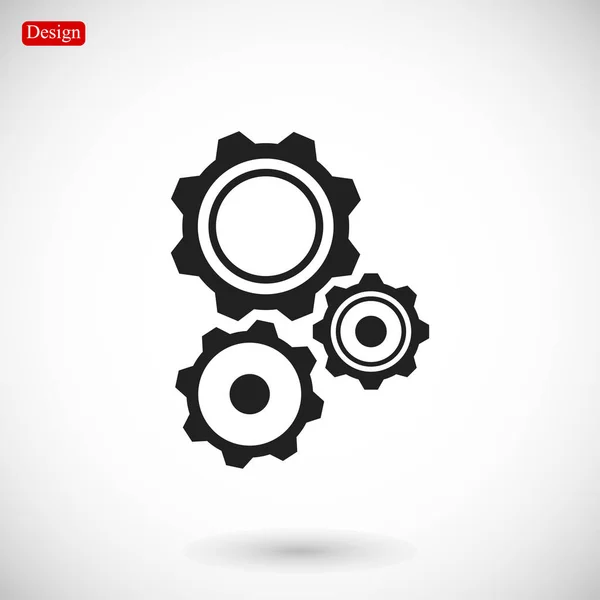 Gear wheels icon — Stock Vector