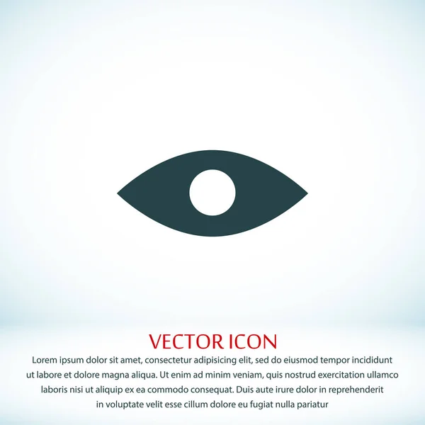 Икона глаза человека — стоковый вектор